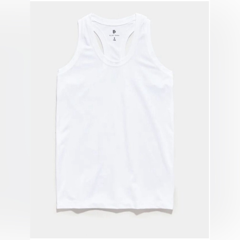 Flint Park Volley Tennis Tank Women's Size Medium Color White NEW - Picture 2 of 4